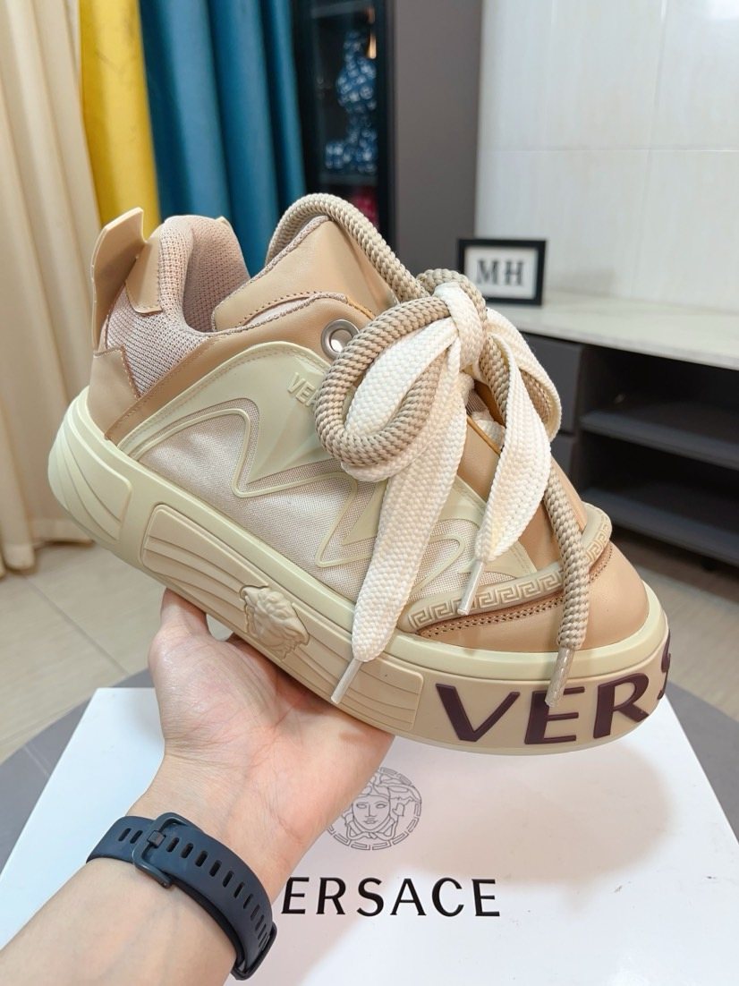 Versace Logo Sole Sneakers — front