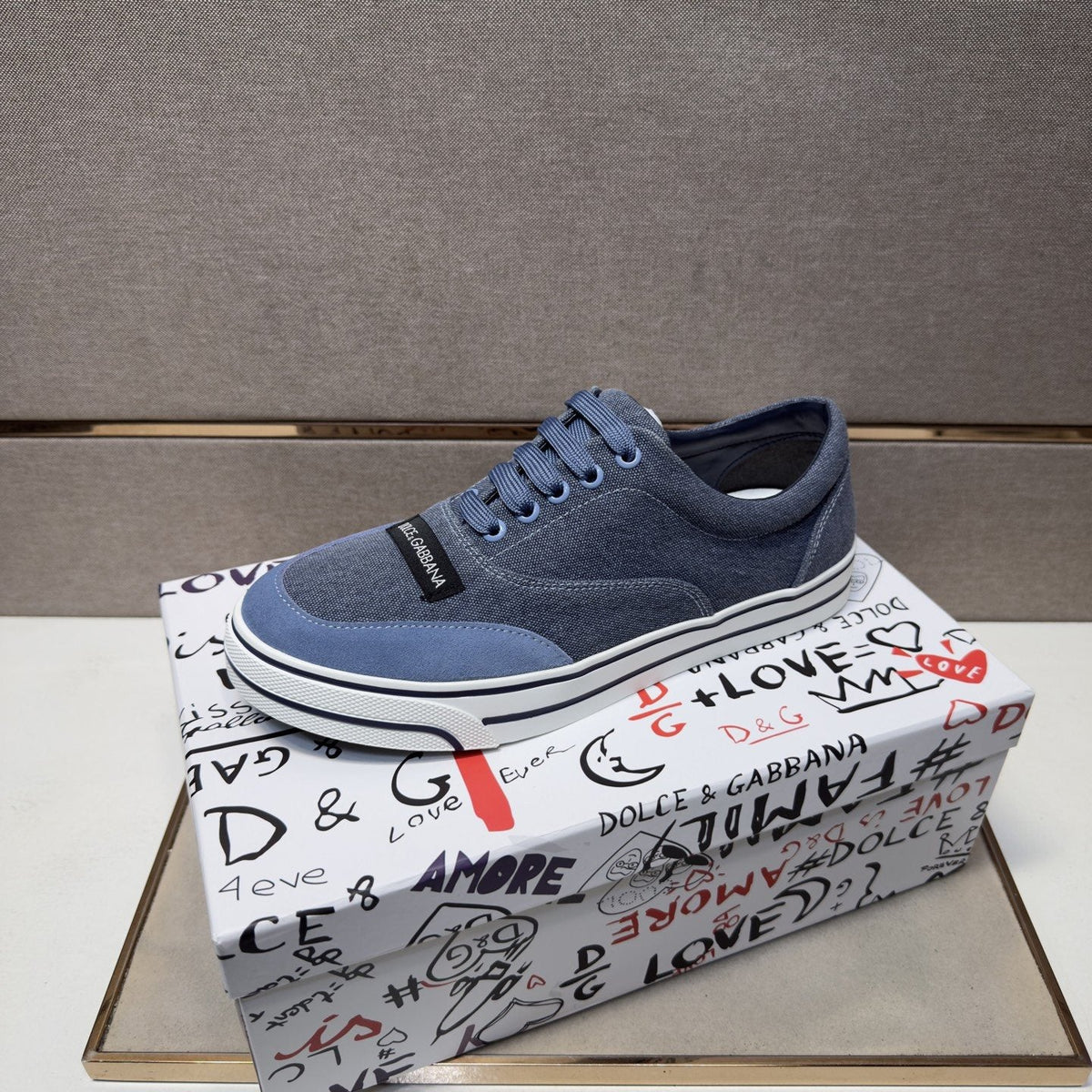 Dolce & Gabbana Men's Low-Top Sneakers — side