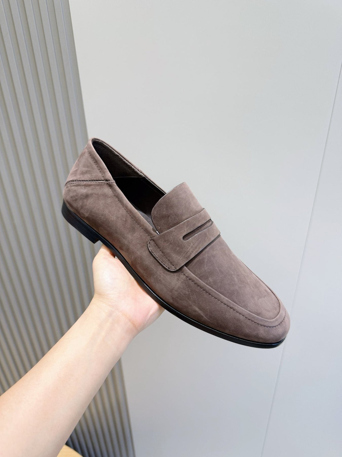 Ermenegildo Zegna Moccasin Penny Loafers — model
