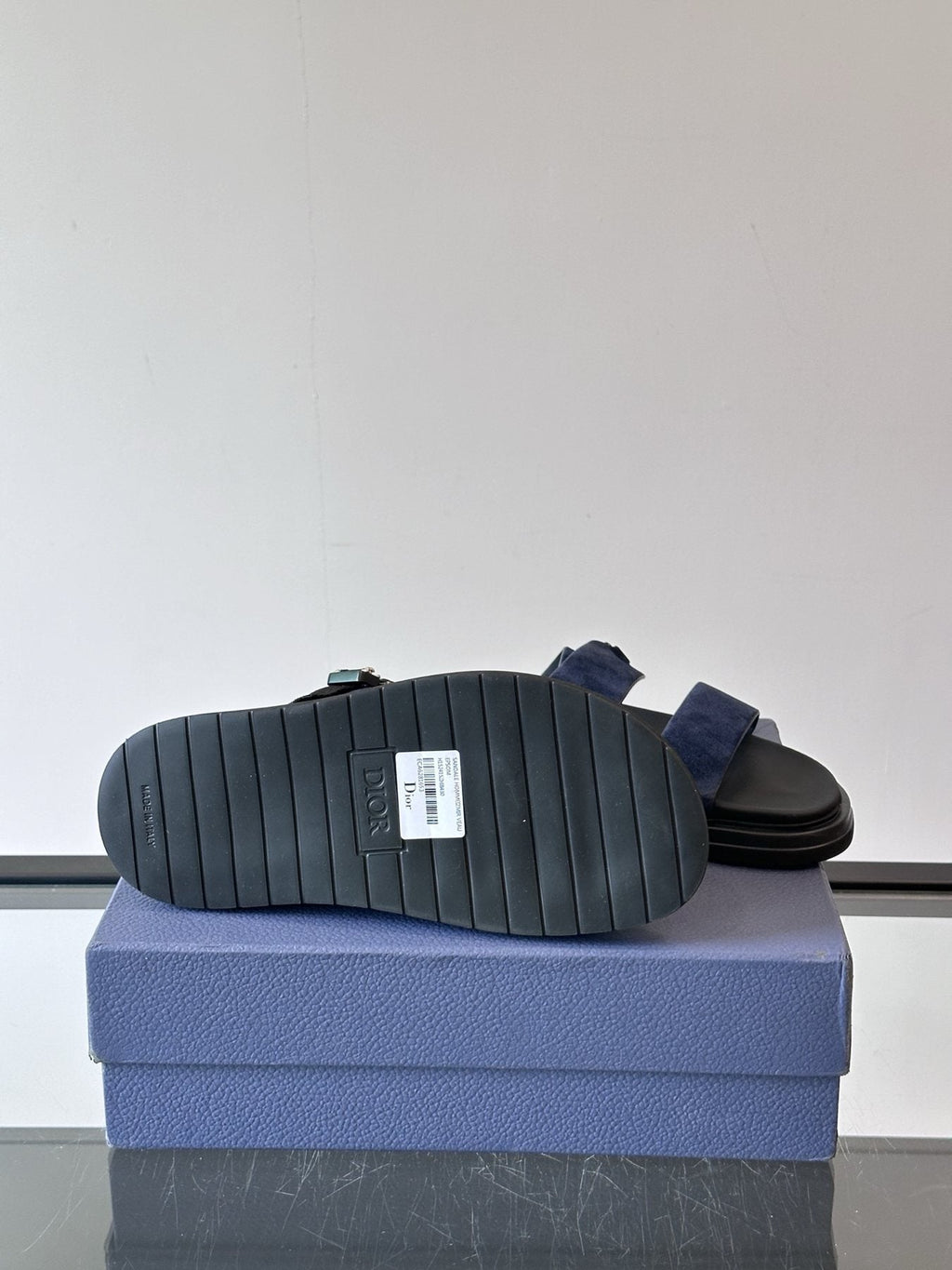 Dior Two-Strap Slide Sandals — back