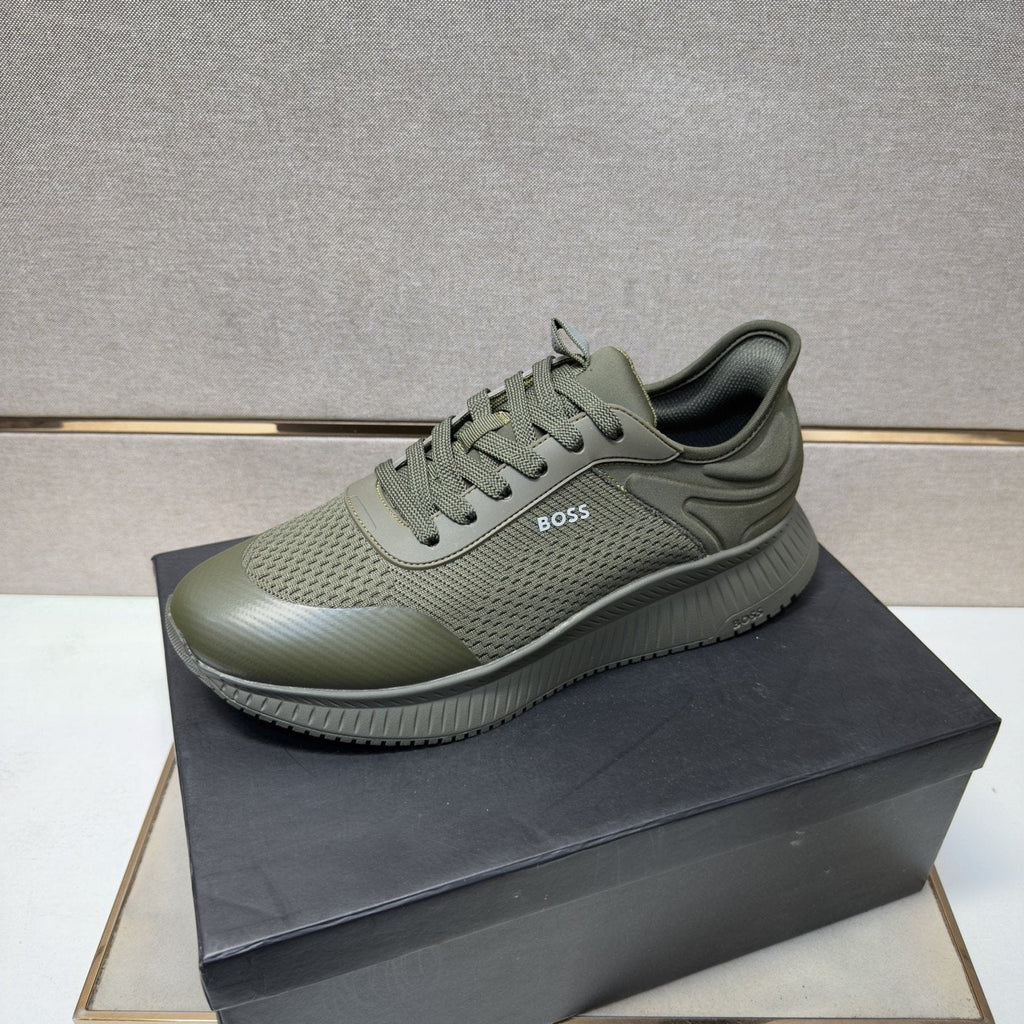 BOSS Mesh Panel Sneakers — front